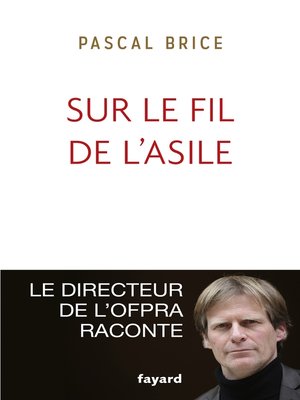 cover image of Sur le fil de l'asile
